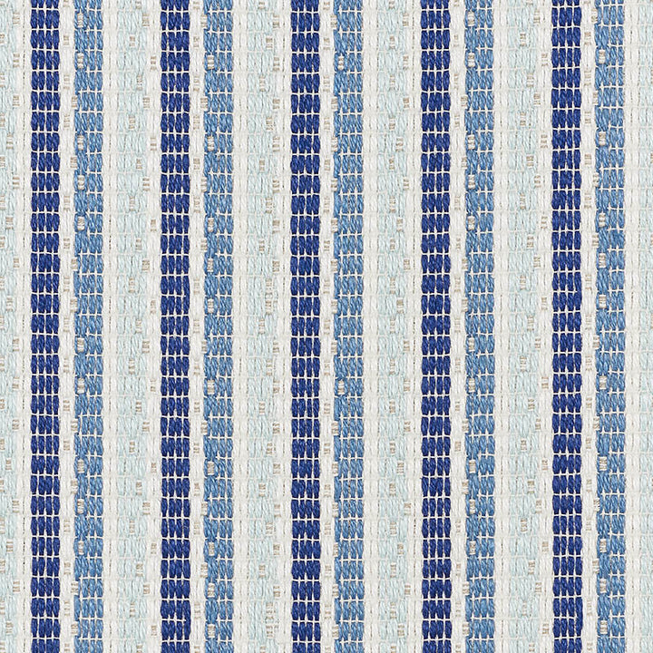 Barbary Stripe Blue 76641 by Schumacher Fabric Schumacher Fabric Barbary Stripe Blue 76641Fabric LINEN 78% FRANCE </p><p>Repeat: H: HORZ. 3 1/2" (9CM) , V: VERT. 2 7/8" (7CM) 55 - Fabric Carolina -