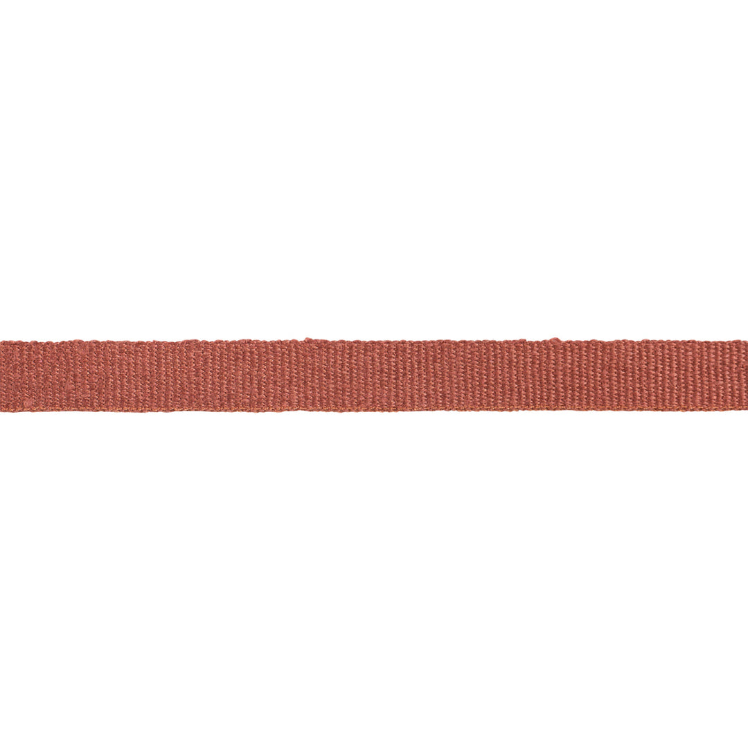 Schumacher Trim Mathias Linen Tape Narrow - Terracotta