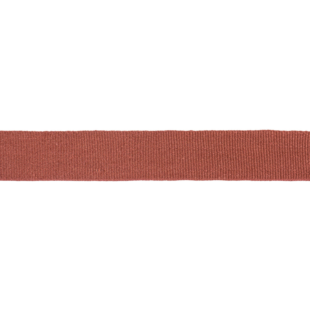 Schumacher Trim Mathias Linen Tape Medium - Terracotta