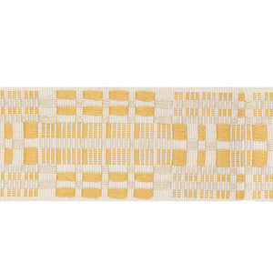 Schumacher Fabric Brimfield Tape Yellow 76953