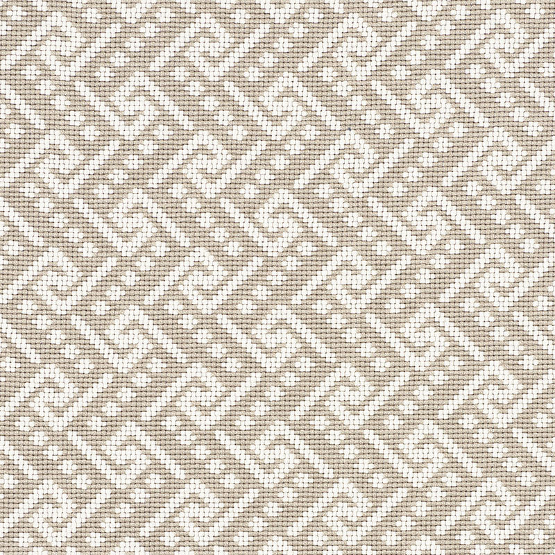 Ionic Weave Dune 77121 by Schumacher Designer Fabric TIMOTHY CORRIGAN RAYON 47% COTTON 40% UNITED STATES OF AMERICA 50,000 MARTINDALE </p><p>Repeat: Horizontal: 2 5/8" (7CM) and Vertical: 2 1/8" (5CM) 54.75 - Swanky Fabrics -