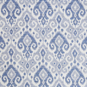Schumacher Fabric Dedra Performance Indigo 77362
