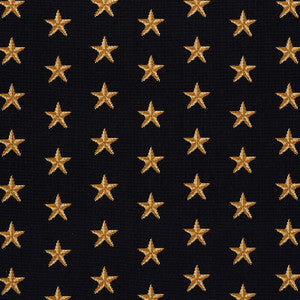 Schumacher Fabric Star Epingle Black 77420