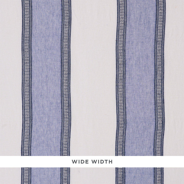 Senita Stripe Sheer Blue 77431 by Schumacher Fabric Schumacher Fabric Senita Stripe Sheer Blue 77431Fabric LINEN 100% TURKEY </p><p>Repeat: H: , V: VERT. 17 1/4" (44CM) 113 - Fabric Carolina -