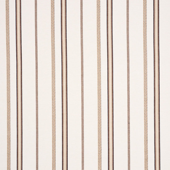 Kayenta Stripe Neutral 77450 by Schumacher Designer Fabric TRUE WEST COTTON 100% INDIA MARTINDALE 35,500 </p><p>Repeat: Horizontal: 6 3/4" (17CM) and Vertical: 56 - Swanky Fabrics -