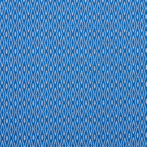 Schumacher Fabric Derby Diamond Performance Indigo 77522