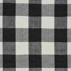 Schumacher Fabric Barnes Performance Check Black 77552