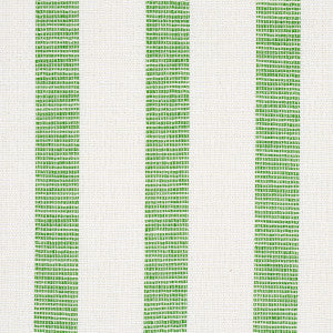 Schumacher Fabric Ketley Performance Stripe Green 77565
