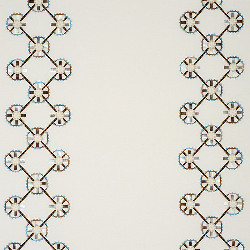 Chamizal Embroidery Neutral & Sky 77600 by Schumacher Fabric Schumacher Fabric Chamizal Embroidery Neutral & Sky 77600Fabric LINEN 52% INDIA </p><p>Repeat: H: HORZ. 28 1/2" (72CM) , V: VERT. 7 1/2" (19CM) 55 - Fabric Carolina -