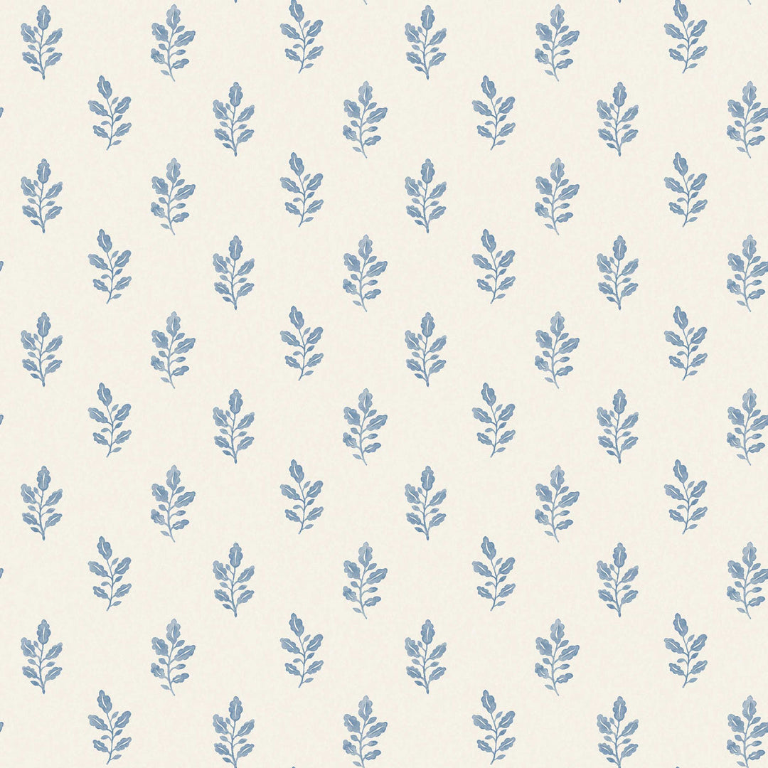 Schumacher Wallcovering Little Oak - Blue