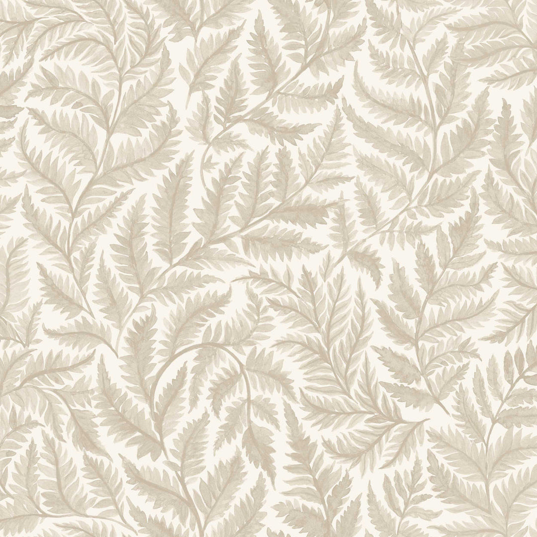 Schumacher Wallcovering Ferns - Natural