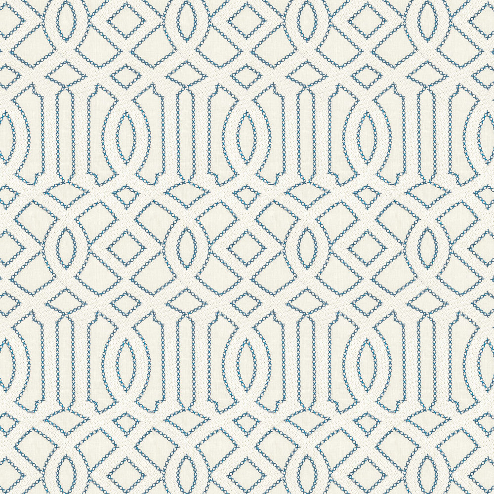 7801-4 Interlachen Emb Cloud by Bassett Mcnab Designer Fabric 100%LIN INDIA </p><p>Repeat: 12.5 53 in - Swanky Fabrics -