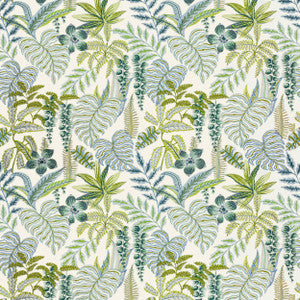 Bassett Mcnab Fabric 7806-49 Tropicale Seaglass