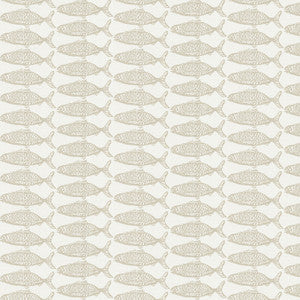 Aoc Fabric 7826-1 School Of Fish Grey
