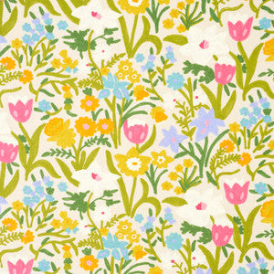 Schumacher Fabric Crewel Garden Multi 78291