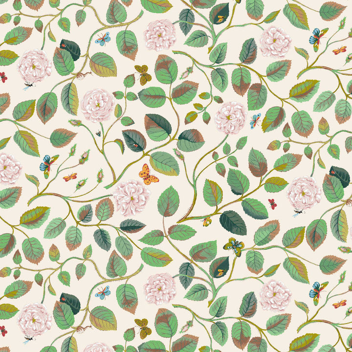 7830-2 Wandering Rose Spring by Bassett Mcnab Designer Fabric BASSETT MCNAB WOODLANDS 100%COT ITALY FLAME RETARDANT-U.F.A.C. CLASS 1 CATB 117-2013 WYZENBEEK 51 000 DOUBLE RUB WEAR TEST (HEAVY DUTY) Horizontal: 26.375 and Vertical: 25.000 56 in - Swanky Fabrics -