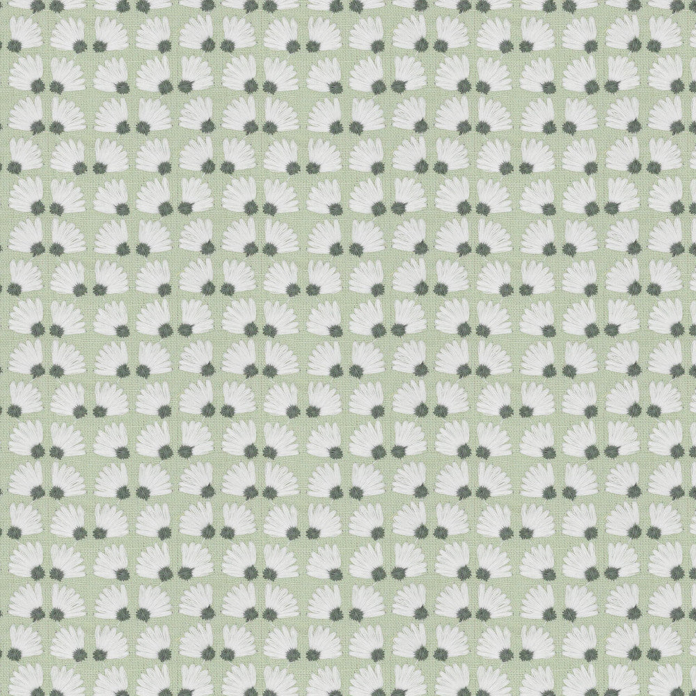 7834-2 Daisypatch Fern by Bassett Mcnab Fabric Bassett Mcnab Fabric 7834-2 Daisypatch FernFabric BASSETT MCNAB REVIVAL WOVENS 52%LIN 48%COT %PEMB INDIA </p><p>Repeat: H: 3.000, V: 1.750 50.5 in - Fabric Carolina -