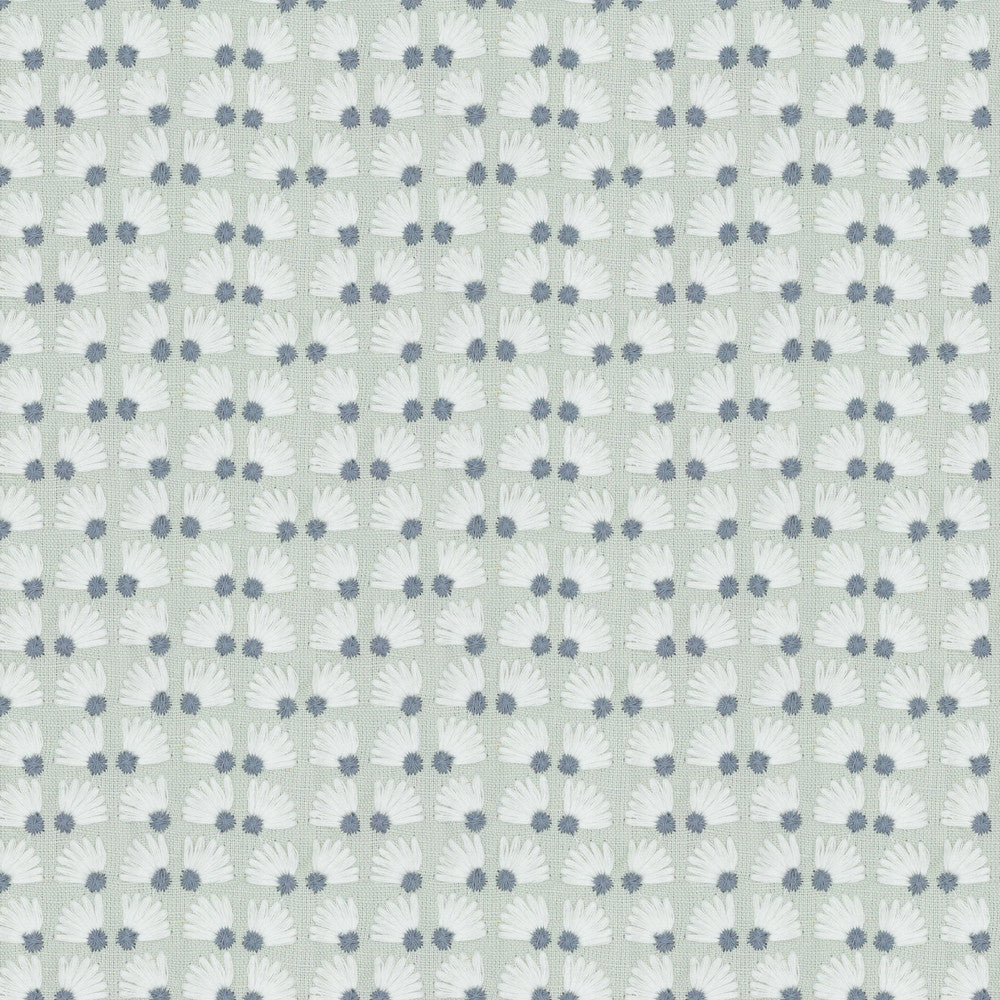 7834-4 Daisypatch Dusk by Bassett Mcnab Designer Fabric BASSETT MCNAB WOODLANDS 52%LIN 48%COT %PEMB INDIA Horizontal: 3.000 and Vertical: 1.750 50.5 in - Swanky Fabrics -