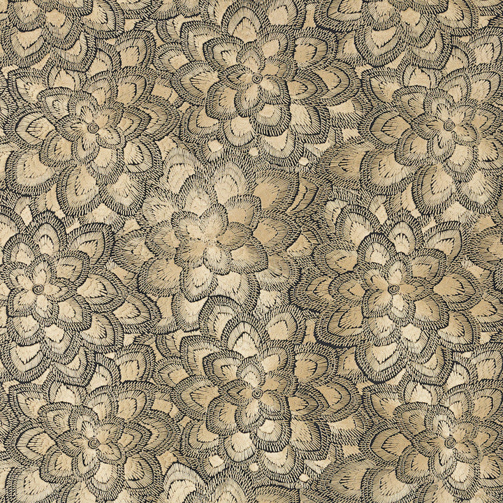 Lotus Embroidery Gold 78340 by Schumacher Fabric Schumacher Fabric Lotus Embroidery Gold 78340Fabric LINEN 60% INDIA </p><p>Repeat: H: HORZ. 16 3/4" (43CM) , V: VERT. 15" (38CM) 51.5 - Fabric Carolina -