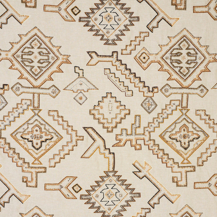 Ezma Embroidery Neutral 78380 by Schumacher Fabric Schumacher Fabric Ezma Embroidery Neutral 78380Fabric LINEN 100% INDIA </p><p>Repeat: H: HORZ. 25 1/2" (65CM) , V: VERT. 31" (79CM) 51 - Fabric Carolina -