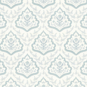Aoc Fabric 7842 Floral Paisley 1 Moonstone