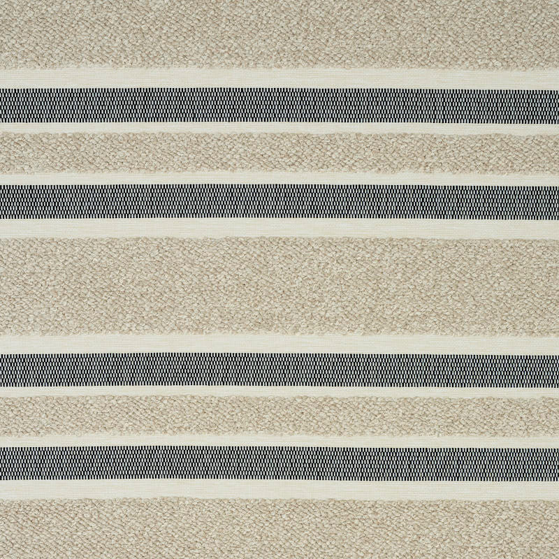 Ohara Stripe Indoor/Outdoor Taupe 78492 by Schumacher Designer Fabric INDOOR/OUTDOOR PRINTS & WOVENS V See Sample BELGIUM - </p><p>Repeat: Horizontal: 55" (140CM) and Vertical: 6 5/8" (17CM) 55" (140CM) - Swanky Fabrics -