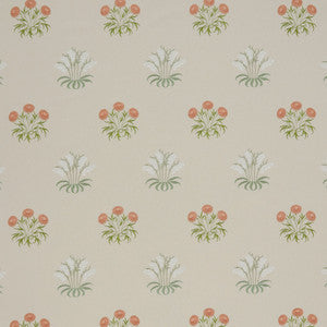 Wmah Fabric 7862 Lilyflower Embroidery 2 Sage