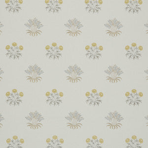 Wmah Fabric 7862 Lilyflower Embroidery 3 Gold