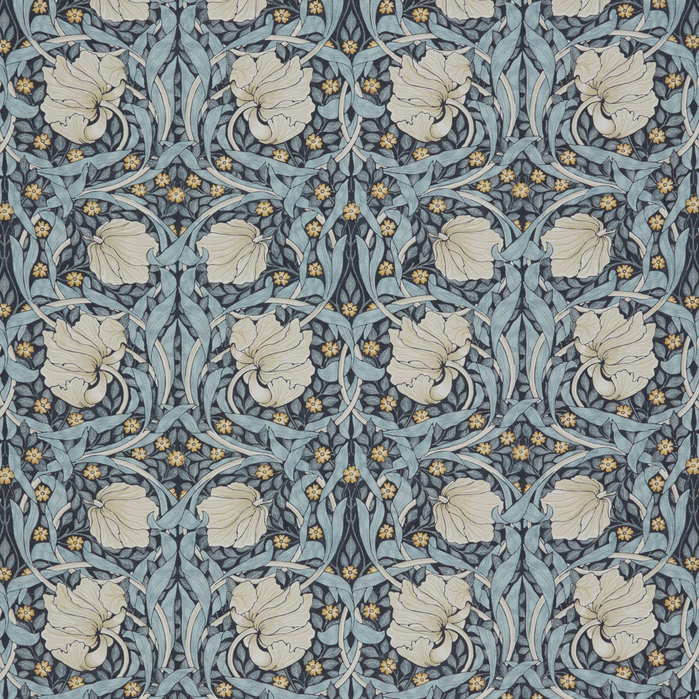 7865 Pimpernel 3 Ink by Wmah Fabric Wmah Fabric 7865 Pimpernel 3 InkFabric WILLIAM MORRIS AT HOME KELMSCOTT GARDENS VOL 1 100%COT SPAIN </p><p>Repeat: H: 18.500, V: 14.125 55 in - Fabric Carolina -
