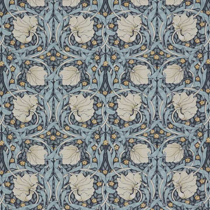 7865 Pimpernel 3 Ink by Wmah Fabric Wmah Fabric 7865 Pimpernel 3 InkFabric WILLIAM MORRIS AT HOME KELMSCOTT GARDENS VOL 1 100%COT SPAIN </p><p>Repeat: H: 18.500, V: 14.125 55 in - Fabric Carolina -