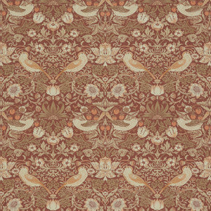 Wmah Fabric 7866 Strawberry Thief 1 Pepper