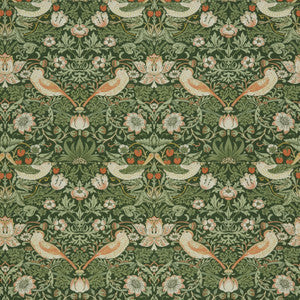 Wmah Fabric 7866 Strawberry Thief 2 Chive