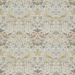 Wmah Fabric 7866 Strawberry Thief 3 Putty