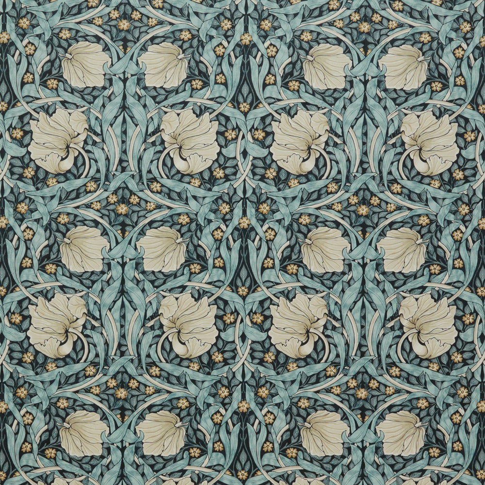 7871 Pimpernel Velvet 3 Navy by Wmah Fabric Wmah Fabric 7871 Pimpernel Velvet 3 NavyFabric WILLIAM MORRIS AT HOME KELMSCOTT GARDENS VOL 1 100%POL TURKEY </p><p>Repeat: H: 18.000, V: 14.125 54 in - Fabric Carolina -