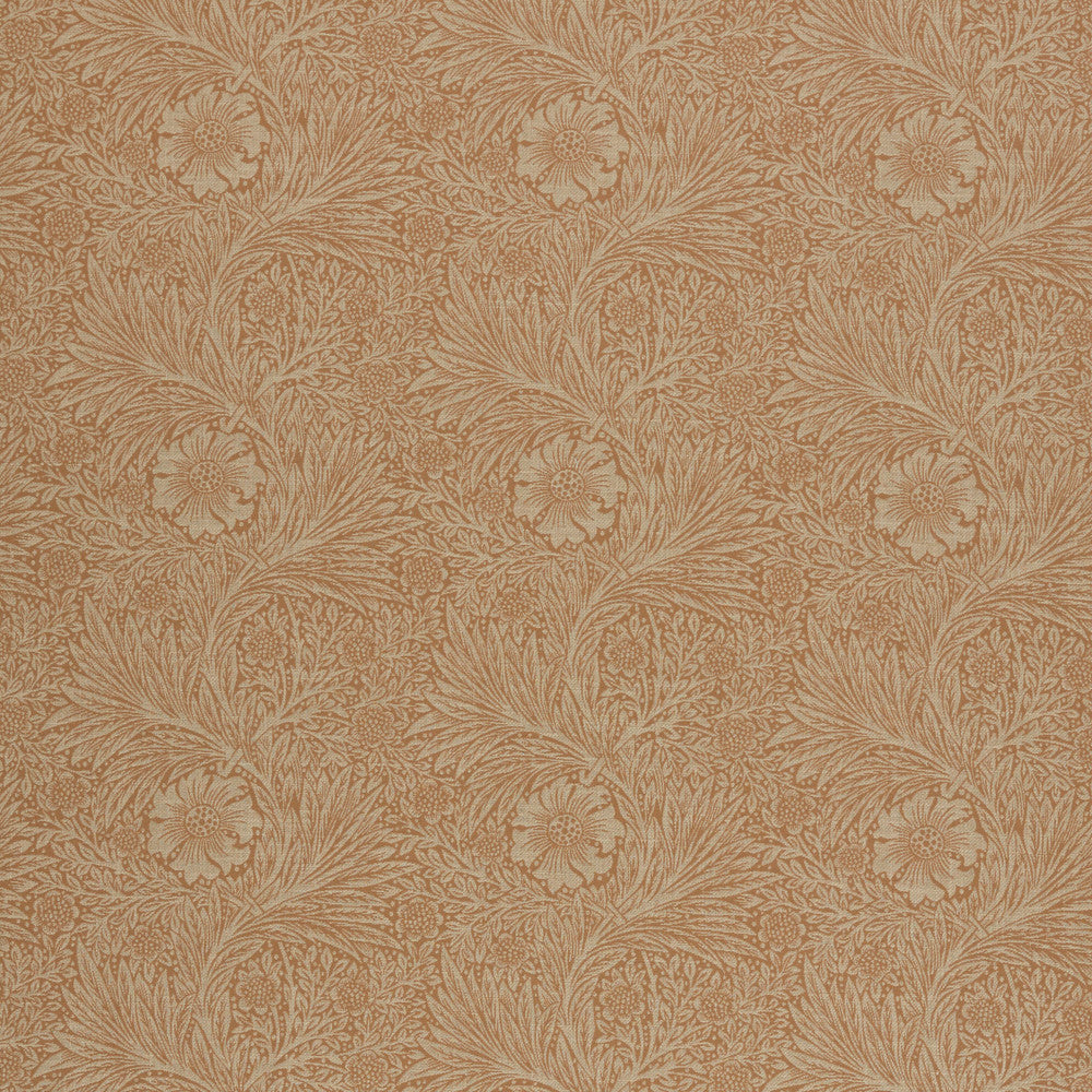7872 Marigold Woven 2 Clay by Wmah Fabric Wmah Fabric 7872 Marigold Woven 2 ClayFabric WILLIAM MORRIS AT HOME KELMSCOTT GARDENS VOL 1 49%POL 45%COT 6%LIN INDIA </p><p>Repeat: H: 9.250, V: 8.625 55 in - Fabric Carolina -