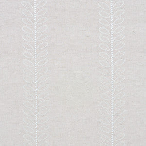Schumacher Fabric Camile Embroidery Natural 78741