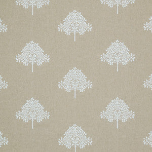 Wmah Fabric 7875 Marigold Tree Embroidery 2 Flax
