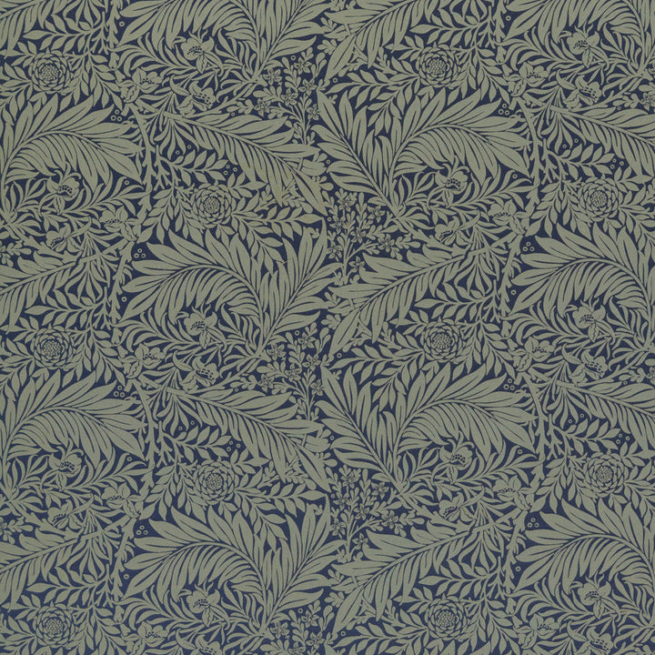 7876 Larkspur Woven 2 Navy by Wmah Fabric Wmah Fabric 7876 Larkspur Woven 2 NavyFabric WILLIAM MORRIS AT HOME KELMSCOTT GARDENS VOL 2 63%COT 37%POL INDIA </p><p>Repeat: H: 18.250, V: 14.125 54 in - Fabric Carolina -