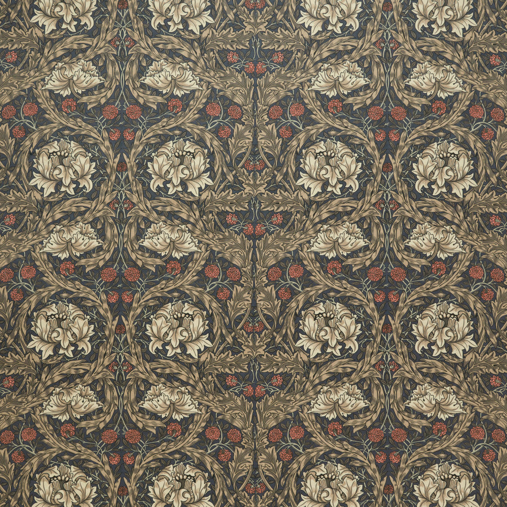7877 African Marigold Velvet 4 Java by Wmah Fabric Wmah Fabric 7877 African Marigold Velvet 4 JavaFabric WILLIAM MORRIS AT HOME KELMSCOTT GARDENS VOL 2 100%POL TURKEY </p><p>Repeat: H: 27.125, V: 16.125 54 in - Fabric Carolina -