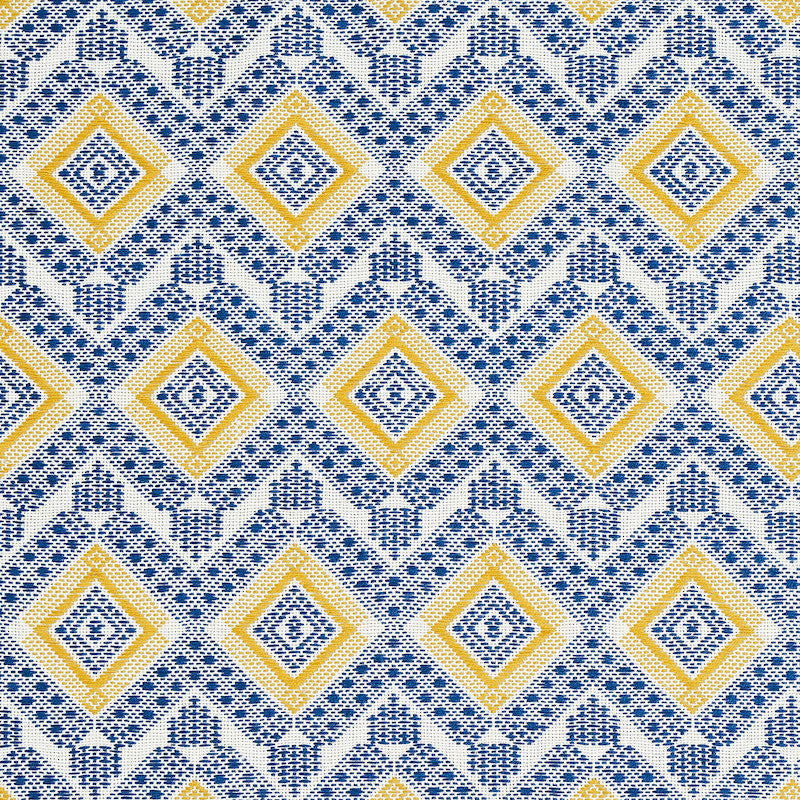 Ocosito Hand Woven Blue 78901 by Schumacher Designer Fabric A RUM FELLOW HAND WOVENS II COTTON 100% GUATEMALA </p><p>Repeat: Horizontal: 3" (8CM) and Vertical: 7 1/2" (19CM) 42.375 - Swanky Fabrics -