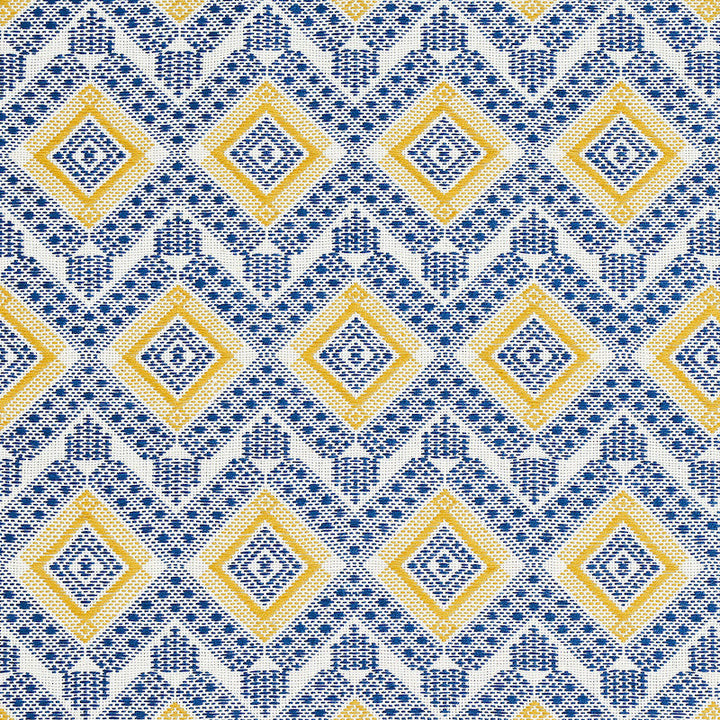 Ocosito Hand Woven Blue 78901 by Schumacher Designer Fabric A RUM FELLOW HAND WOVENS II COTTON 100% GUATEMALA </p><p>Repeat: Horizontal: 3" (8CM) and Vertical: 7 1/2" (19CM) 42.375 - Swanky Fabrics -