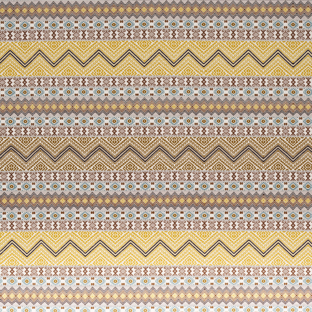 Schumacher Fabric Holmul Hand Woven - Ochre