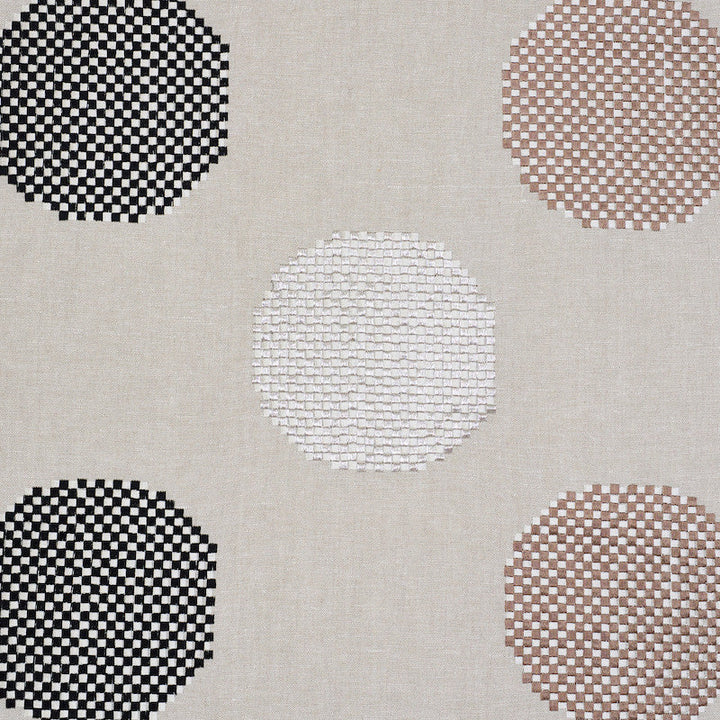 Hansen Embroidery Neutral 78940 by Schumacher Designer Fabric SCANDINAVIAN MODERN LINEN 100% INDIA </p><p>Repeat: Horizontal: 51" (130CM) and Vertical: 15 3/8" (39CM) 51 - Swanky Fabrics -