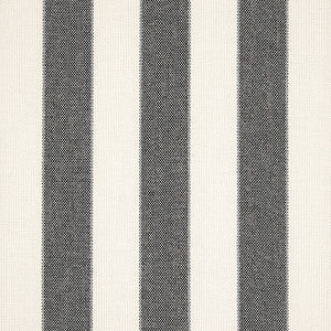 Schumacher Fabric Blumont Stripe Indoor/Outdoor Charcoal 79054