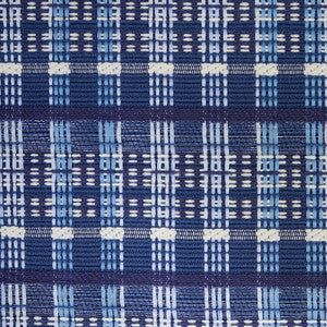 Schumacher Fabric Zealand Check Denim 79070