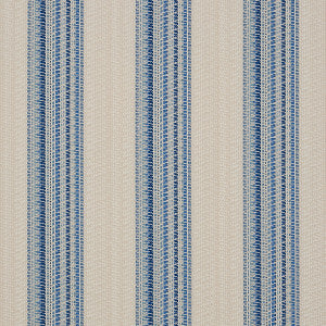 Schumacher Fabric Bendita Stripe Indoor/Outdoor Blue 79153