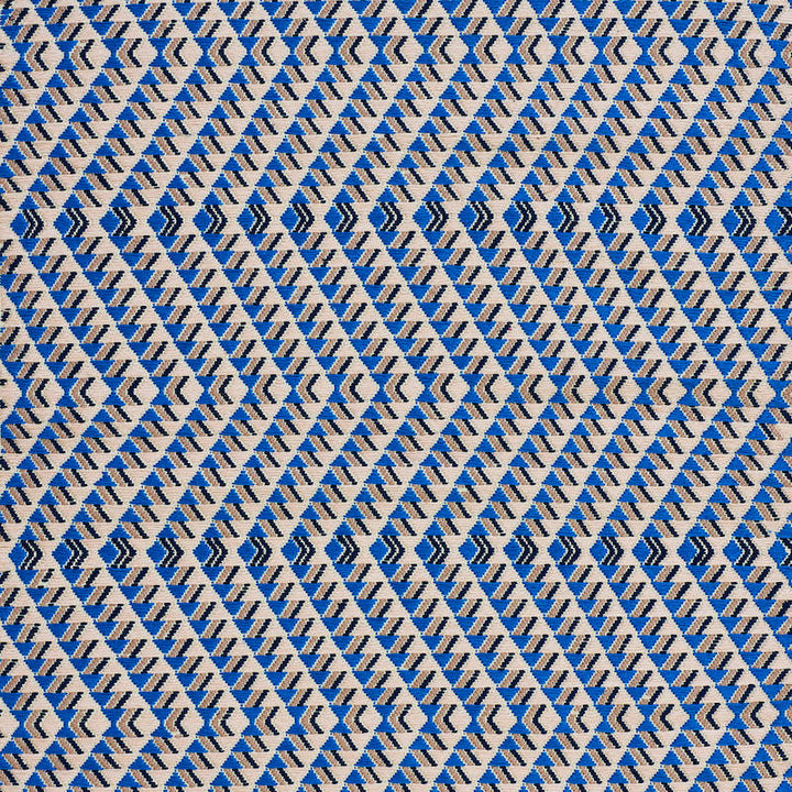 Amates Hand Woven Brocade Ocean 79222 by Schumacher Designer Fabric A RUM FELLOW BROCADES See Sample GUATEMALA LIGHT DURABILITY </p><p>Repeat: Horizontal: 1" (3CM) and Vertical: 7 1/2" (19CM) 19" (48CM) - Swanky Fabrics -