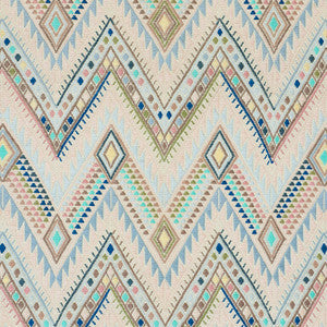 Schumacher Fabric Coyolate Hand Woven Brocade Arctic 79242