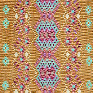 Schumacher Fabric Kaya Hand Woven Brocade Mostaza 79261