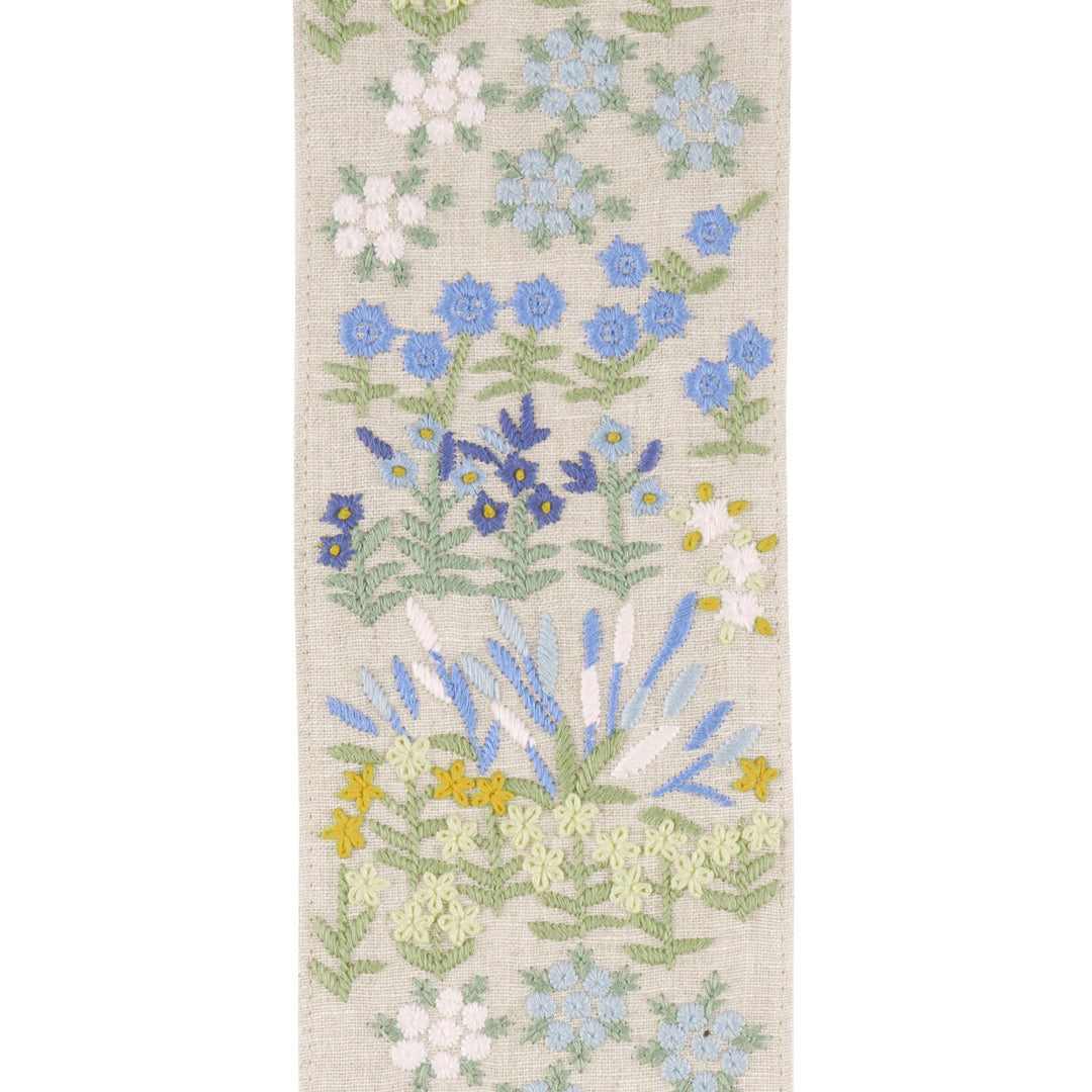 Schumacher Trim Lula Embroidered Tape - Blue